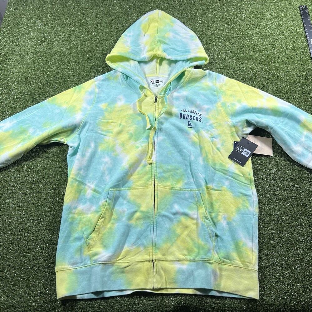 Women’s Los Angeles Dodgers New Era Green Tie-Dye Jacket 2XL